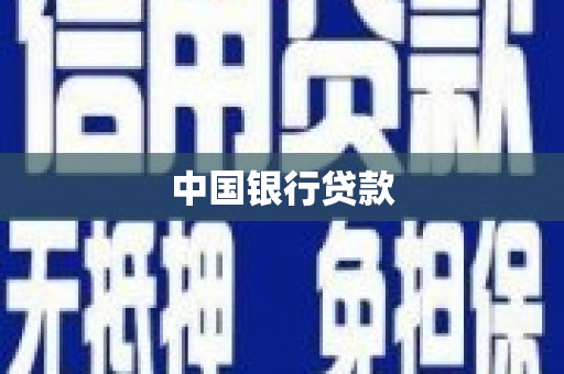 岳阳中国银行贷款