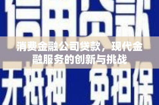 岳阳消费金融公司贷款，现代金融服务的创新与挑战