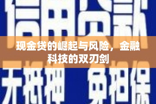 岳阳现金贷的崛起与风险，金融科技的双刃剑