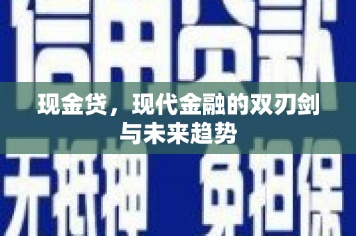 岳阳现金贷，现代金融的双刃剑与未来趋势