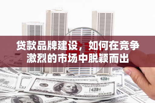岳阳贷款品牌建设，如何在竞争激烈的市场中脱颖而出