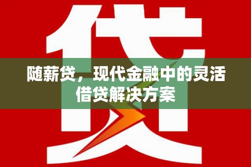 岳阳随薪贷，现代金融中的灵活借贷解决方案