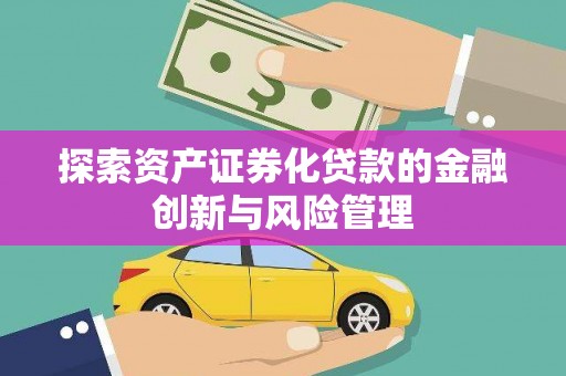 岳阳探索资产证券化贷款的金融创新与风险管理