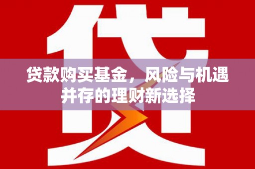 岳阳贷款购买基金，风险与机遇并存的理财新选择