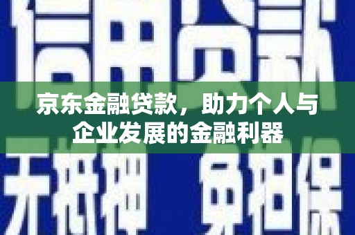 岳阳京东金融贷款，助力个人与企业发展的金融利器