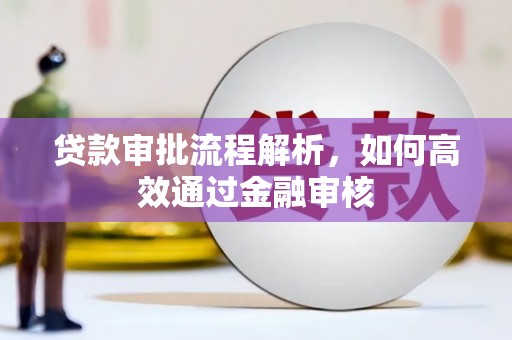 岳阳贷款审批流程解析，如何高效通过金融审核