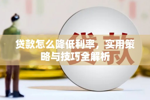 岳阳贷款怎么降低利率，实用策略与技巧全解析