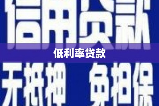 岳阳低利率贷款