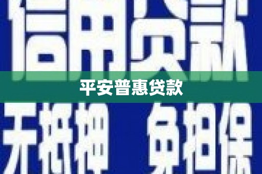 岳阳平安普惠贷款